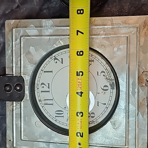 Galvanized Clock - Picture 11 of 12